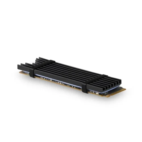 Alternative view of AXAGON AXAGON CLR-M2L3 passive ALU heatsink height 3mm