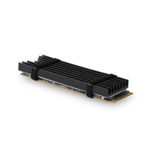 Alternative view of AXAGON AXAGON CLR-M2L6 passive ALU heatsink height 6mm