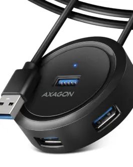 AXAGON AXAGON HUE-P1AL Hub 4-p ort USB 3.2 Gen 1 ROUND