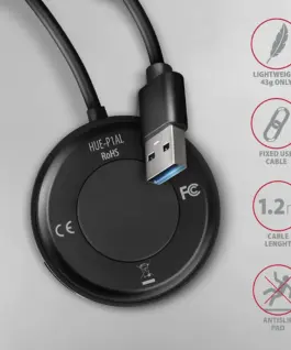 AXAGON AXAGON HUE-P1AL Hub 4-p ort USB 3.2 Gen 1 ROUND