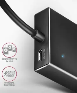 AXAGON AXAGON HUE-F7C Hub 7-port USB-C 3.2 Gen 1 ALU