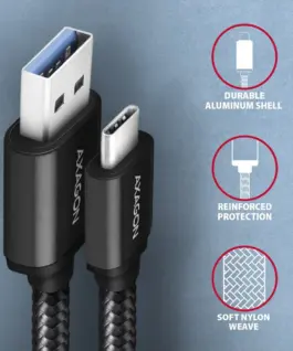 AXAGON AXAGON BUCM3-AM15AB Кабел USB-C to USB-A 1
