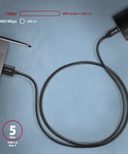 AXAGON AXAGON BUCM3-AM15AB Кабел USB-C to USB-A 1