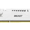 Kingston памет DDR5 Fury Beast 16GB(1*16GB)/5200 CL40 бял