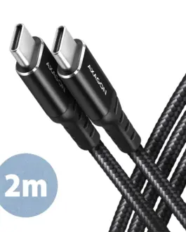 AXAGON AXAGON BUCM-CM20AB cabl e USB-C USB-C 2.0m