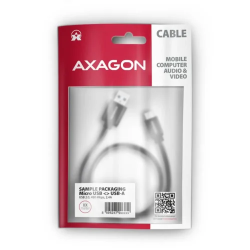 AXAGON AXAGON BUMM-AM10AB cabl e MicroUSB USB-A