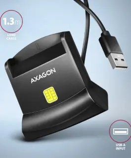 AXAGON AXAGON CRE-SM4N Smart card reader USB 1.3m ca