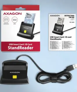 AXAGON AXAGON CRE-SM4N Smart card reader USB 1.3m ca