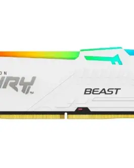 Kingston памет DDR5 Fury Beast RGB 64GB(2*32GB)/5600Mhz CL40 бял