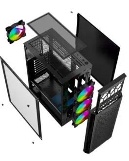 Alternative view of Gembird Компютър case gaming Fornax 400X
