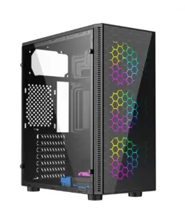 Alternative view of Gembird Компютър case gaming Fornax 500, черен