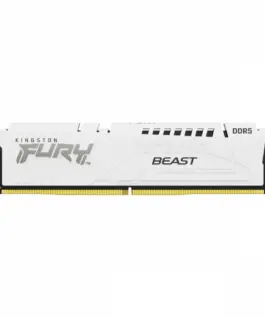 Kingston памет DDR5 Fury Beast бял 32GB(1*32GB)/6000 CL36