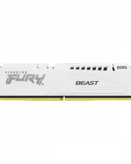 Kingston памет DDR5 Fury Beast бял 32GB(1*32GB)/6000 CL36