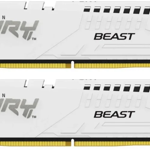 Kingston памет DDR5 Fury Beast бял E 64GB(2*32GB)/6000 CL36