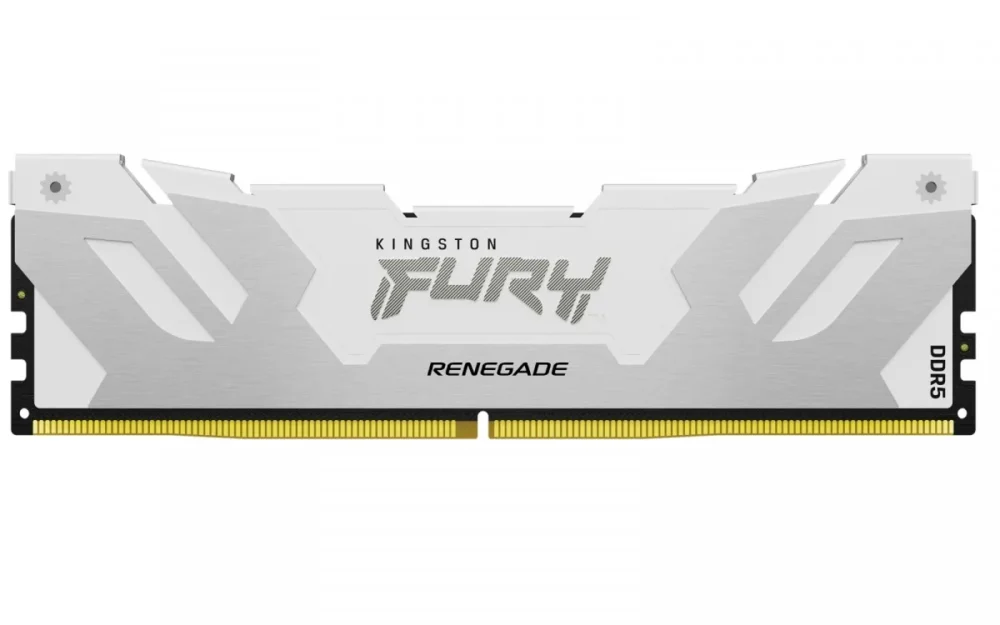 Kingston памет DDR5 Fury Renegade бял 16GB(1*16GB)/6400 CL32