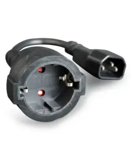 Alternative view of Gembird Power адаптер Cord IEC320 C14->SCHUKO 15cm