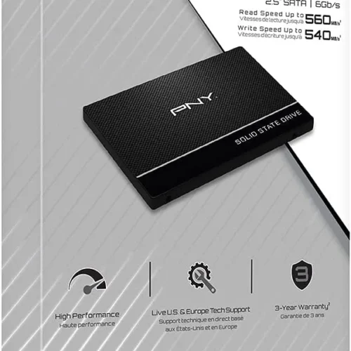 Alternative view of PNY SSD drive 4TB 2,5 SATA3 SSD7CS900-4TB-RB