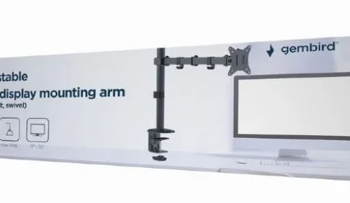 Gembird Adjustable desk display mounting arm