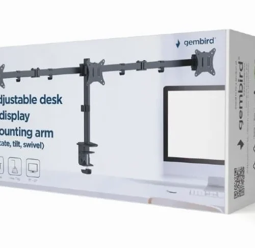 Gembird Adjustable desk 3-display mounting arm