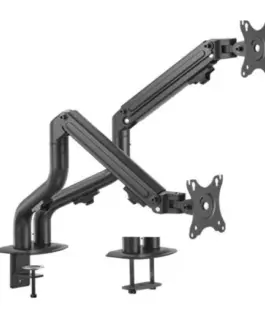 Gembird Adjustable desk 2-display mounting arm (tilting) 17 inches -32 inches up to 8 kg