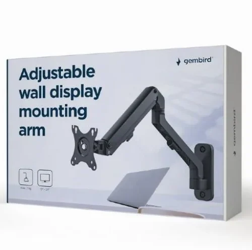 Gembird Adjustable wall display mounting arm