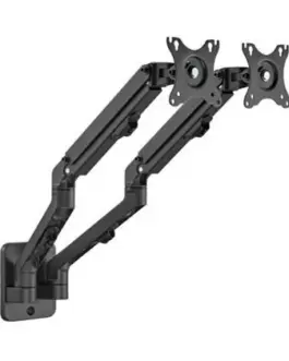 Gembird Adjustable wall 2-display mounting arm 17 inches-27 inches up to 7 kg