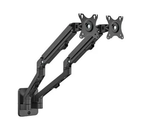 Gembird Adjustable wall 2-display mounting arm 17 inches-27 inches up to 7 kg