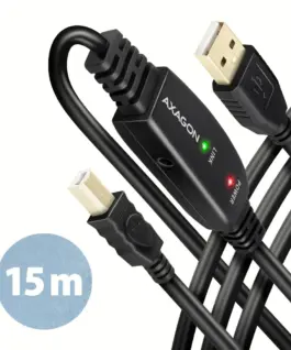 AXAGON AXAGON ADR-215B USB 2.0 A-M -> B-M act 15m cabl