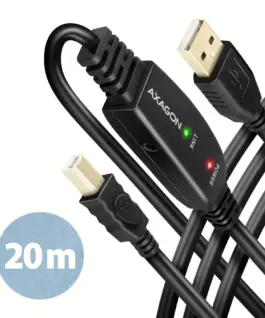 AXAGON AXAGON ADR-220B USB 2.0 A-M -> B-M act 20m cabl