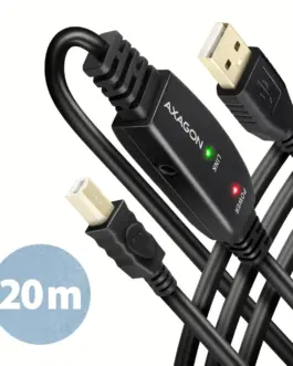 AXAGON AXAGON ADR-220B USB 2.0 A-M -> B-M act 20m cabl