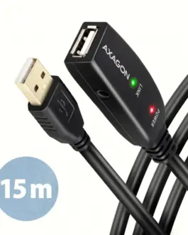 AXAGON AXAGON ADR-215 USB 2.0 A-M -> A-F act 15m cabl