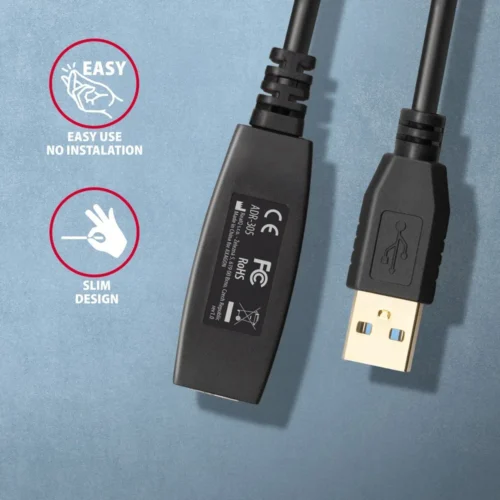 AXAGON AXAGON ADR-305 USB 3.0 A-M -> A-F act. 5m cabl
