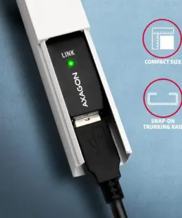 AXAGON AXAGON ADR-205 USB 2.0 A-M -> A-F act. 5m cabl