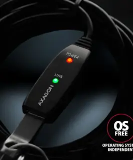 AXAGON AXAGON ADR-205 USB 2.0 A-M -> A-F act. 5m cabl