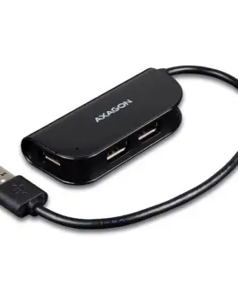 AXAGON AXAGON HUE-X4B Hub 4-po rt USB 2.0 черен
