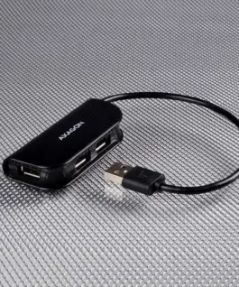 AXAGON AXAGON HUE-X4B Hub 4-po rt USB 2.0 черен