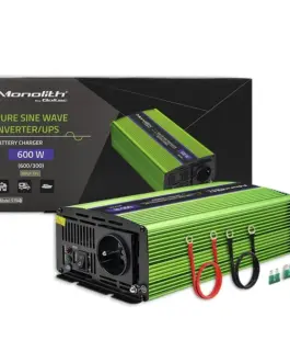 Qoltec Pure Sine Wave Inverter Monolith, 300W, 600W