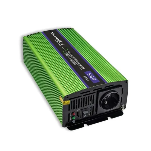 Alternative view of Qoltec Pure Sine Wave Inverter Monolith, 300W, 600W