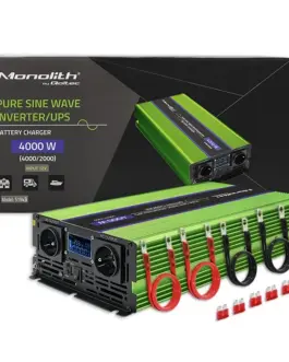 Qoltec Pure Sine Wave Inwerter Monolith, 2000W, 4000W