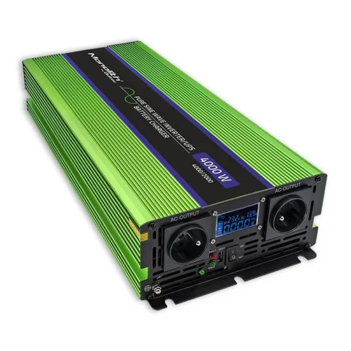 Alternative view of Qoltec Pure Sine Wave Inwerter Monolith, 2000W, 4000W