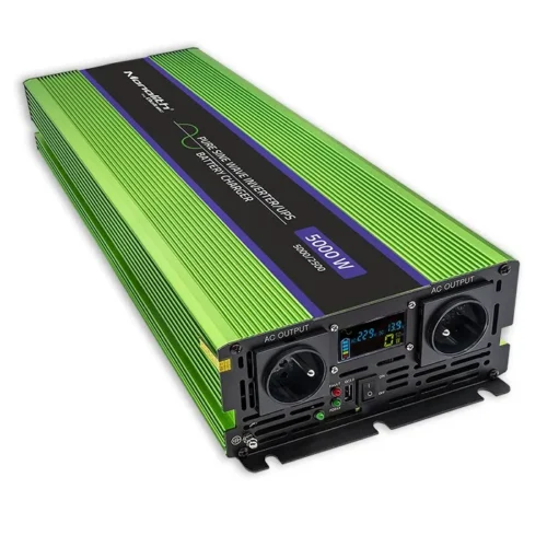 Alternative view of Qoltec Pure Sine Wave Inverter Monolith, 2500W, 5000W