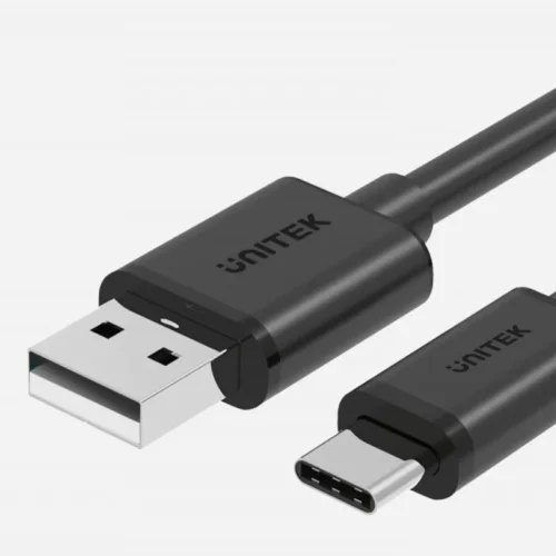 Alternative view of Unitek кабел USB-C - USB-A 2.0, 1.5m, M/M, C14067BK