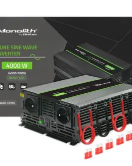 Alternative view of Qoltec Pure Sine Wave Inverter Monolith, 2000W, 4000W
