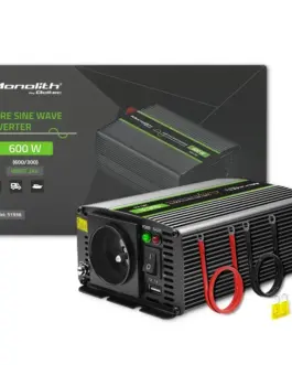Alternative view of Qoltec Pure Sine Wave Inverter Monolith, 300W, 600W