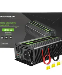 Alternative view of Qoltec Pure Sine Wave Inverter Monolith, 1000W, 2000W