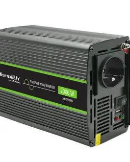 Qoltec Pure Sine Wave Inverter Monolith, 1000W, 2000W