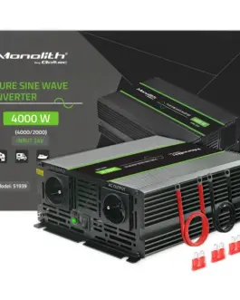 Alternative view of Qoltec Pure Sine Wave Inverter Monolith, 2000W, 4000W