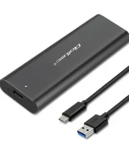 Qoltec Enclosure for M2 SATA SSD NGFF USB type C