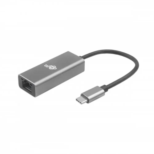 TB USB C – RJ45 адаптер сив