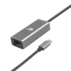 TB USB C - RJ45 адаптер сив 10/100/1000 Mb/s